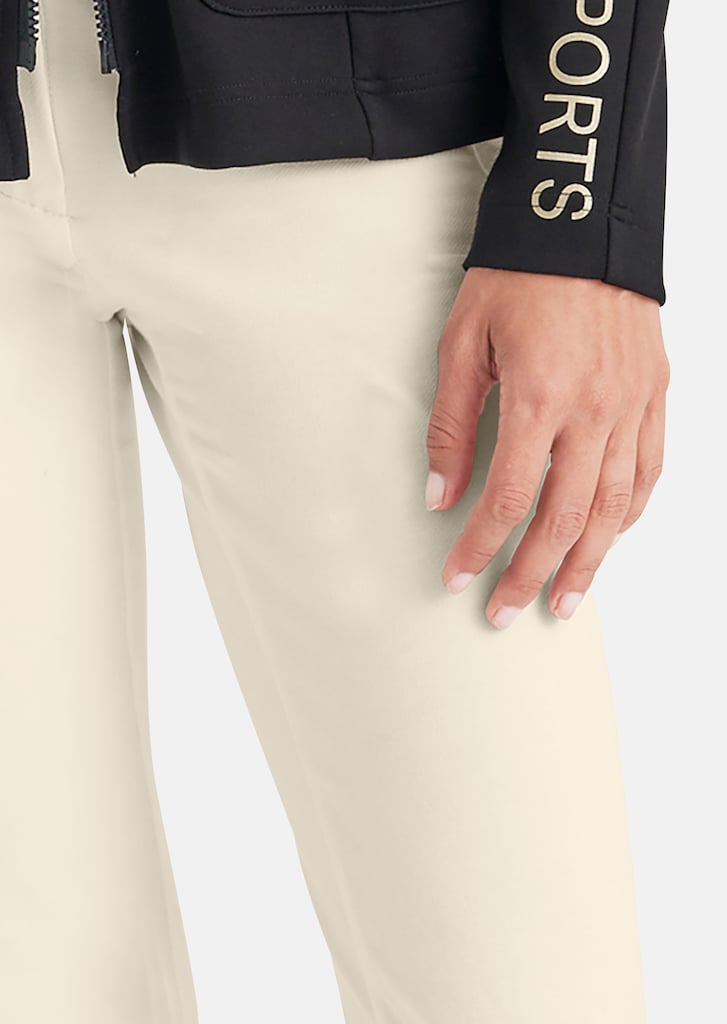 Slim-fit comfort trousers in lightweight textured fabric 4