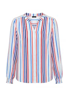 Streifenbluse mit Smokbündchen thumbnail 2