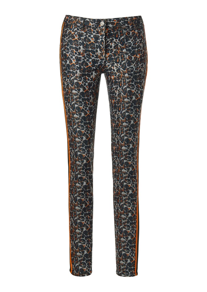 Leopard print trousers