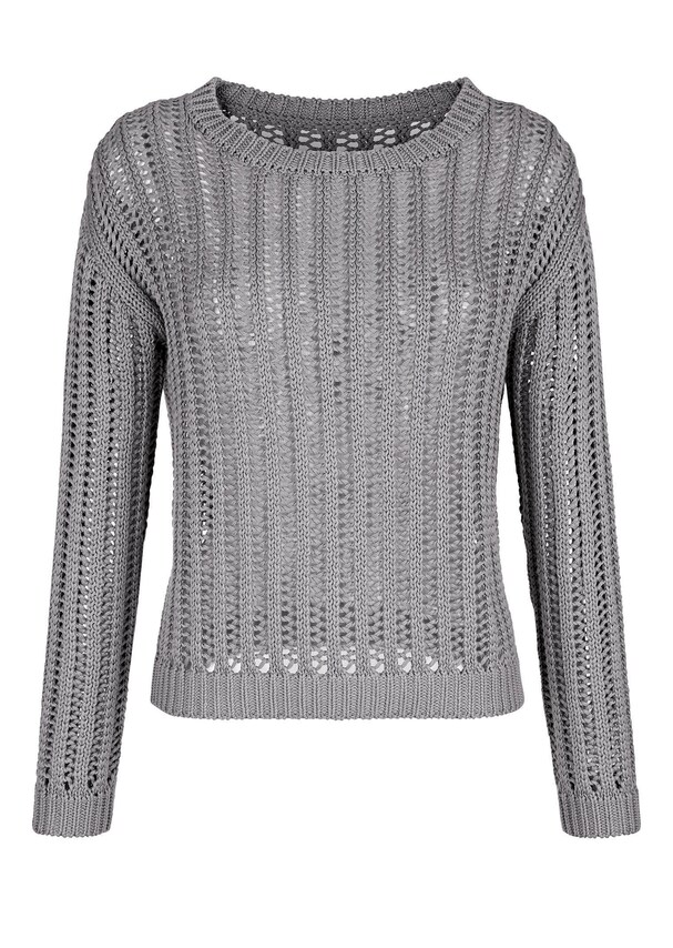 Pullover mit Lochstrickmuster 5