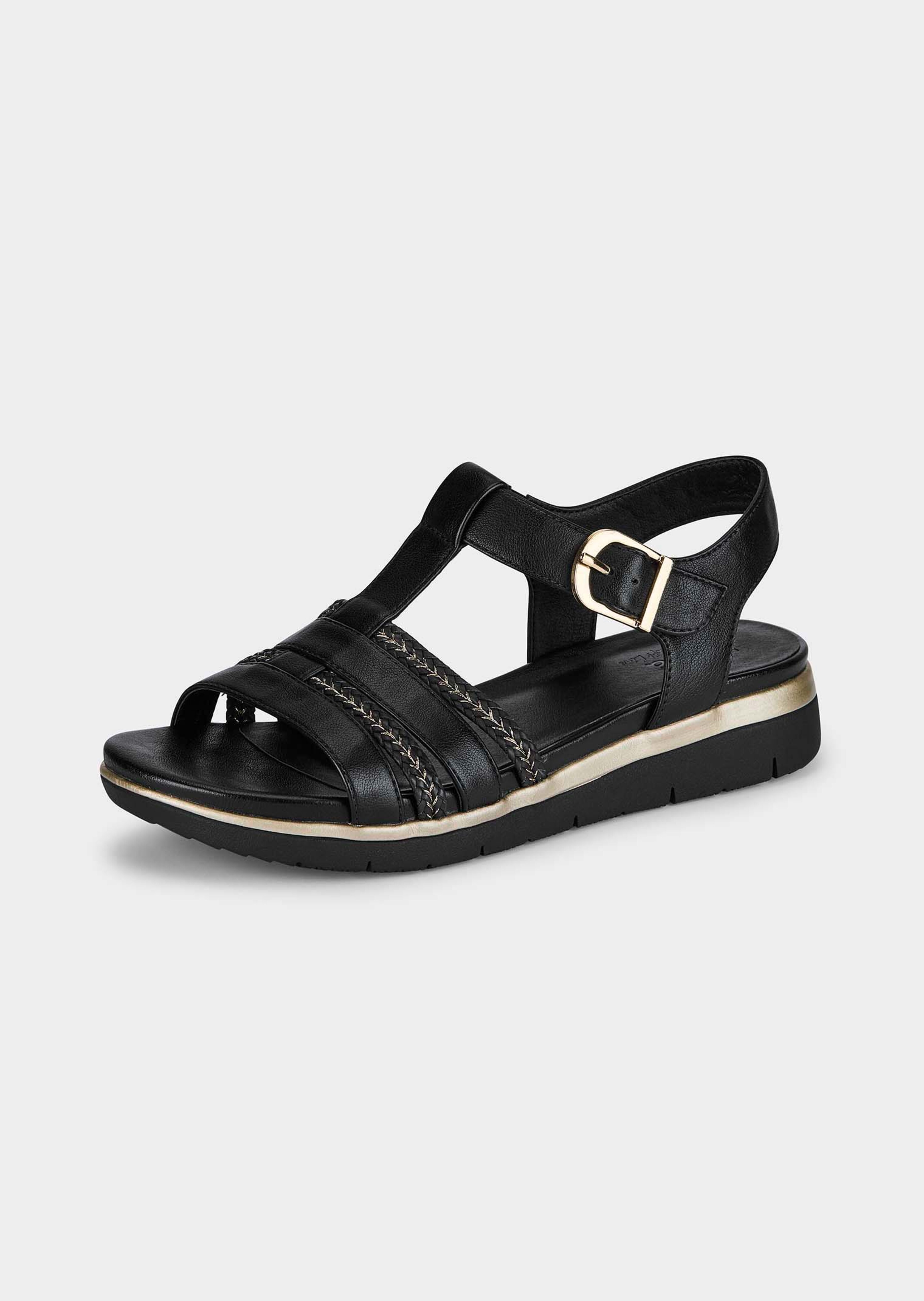 Sandalen met sleehak