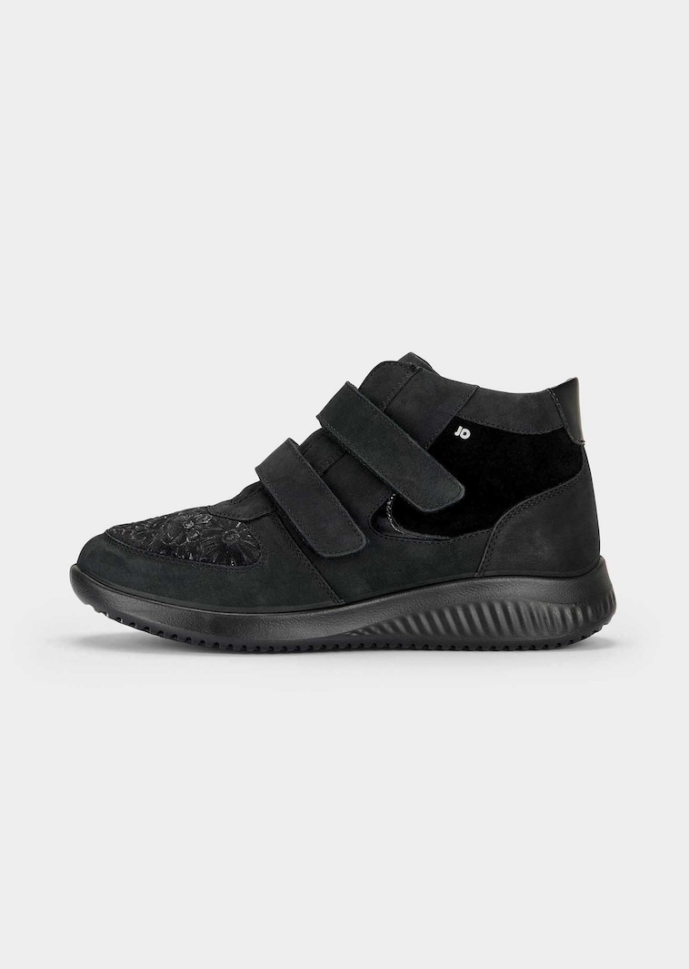 Stiefeletten aus Stretch-Material mit Hallux-Funktion
