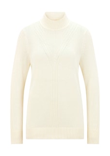 Strickpullover mit Stehkragen und Rippenmuster thumbnail 6