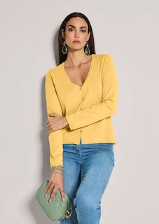Feinstrick-Cardigan mit Modal thumbnail 4