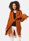 Lange Rippstrickjacke thumbnail 1