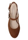 Sling-Pumps aus Velours-Leder thumbnail 3