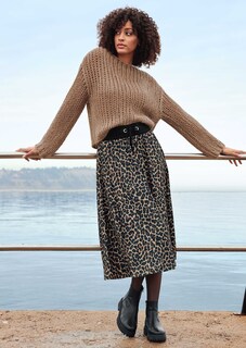 Grobstrick-Pullover im Boxy-Style thumbnail 7