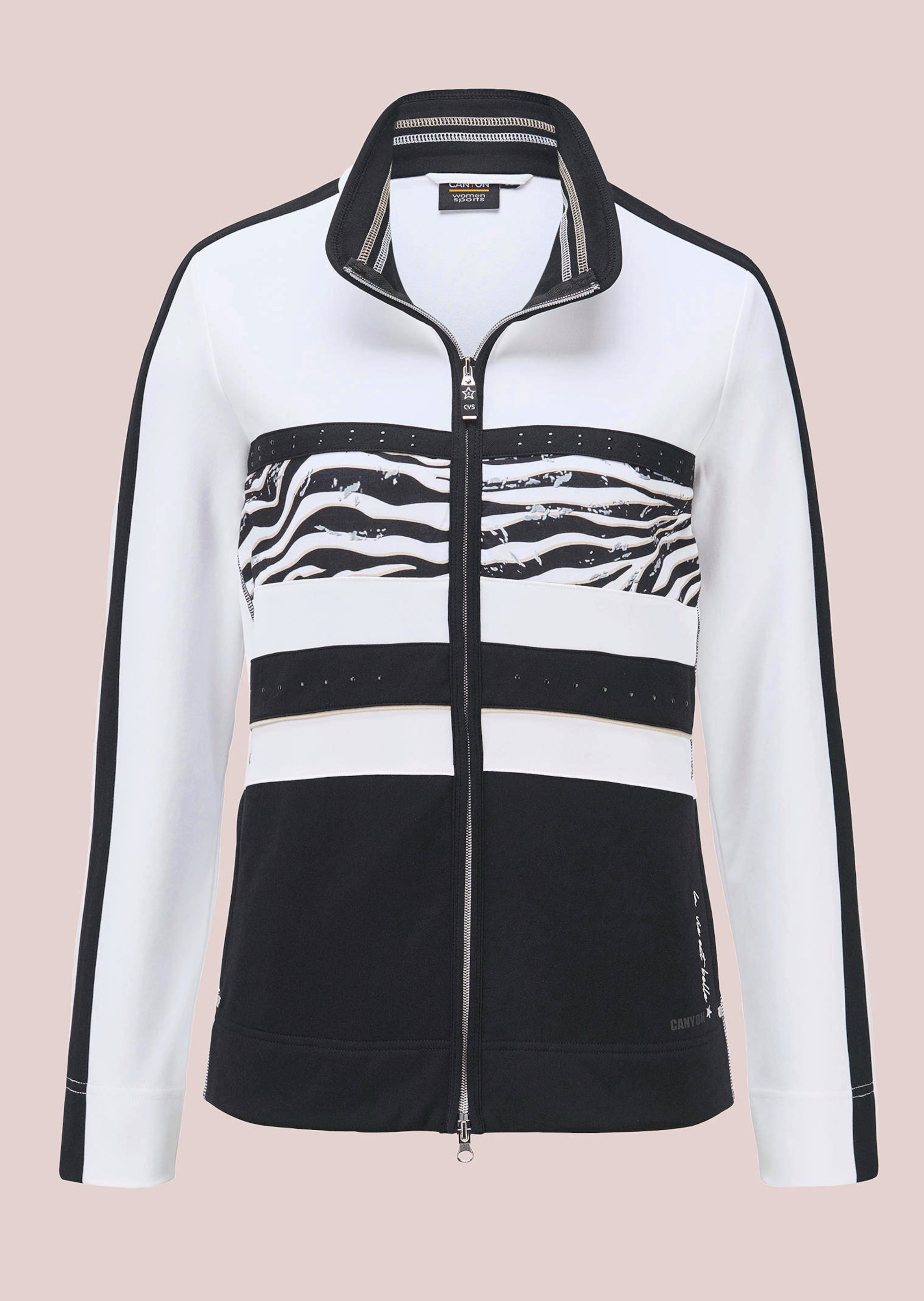 Raidallinen jerseytakki