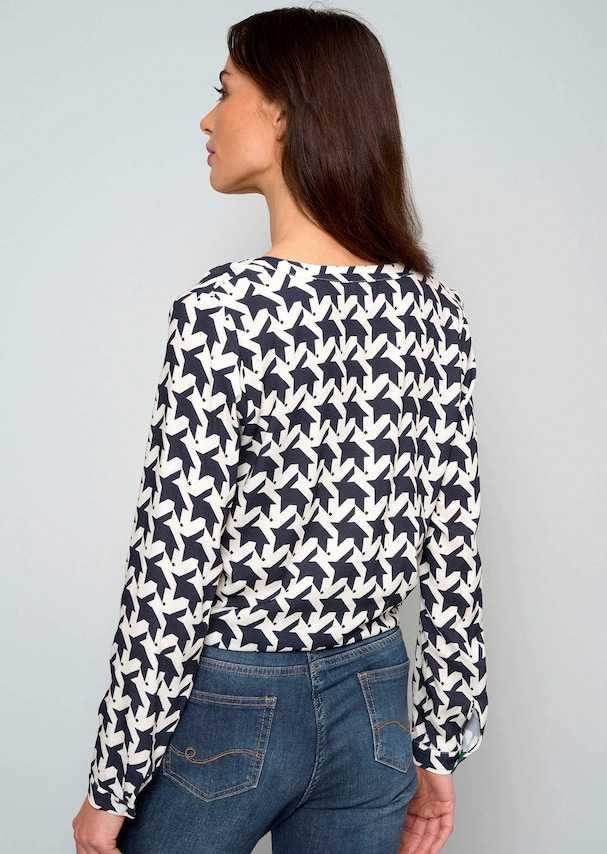 Bluse mit V-Ausschnitt 2