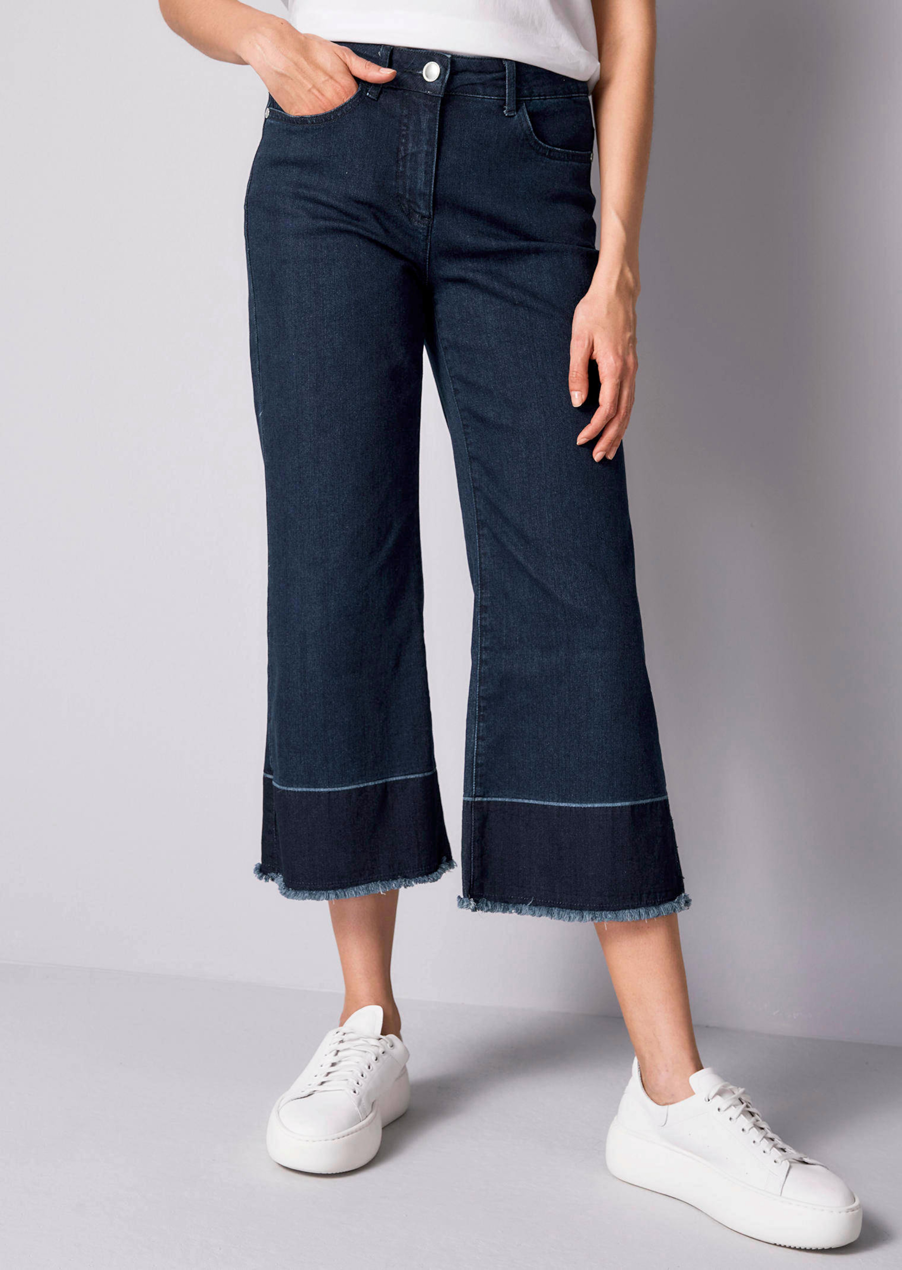 Jeans in Culotte-Passform