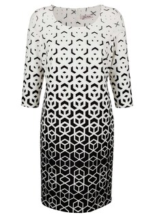 Kleid mit grafischem Druck thumbnail 6