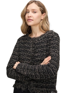 Cardigan coupe courte orné de paillettes thumbnail 4