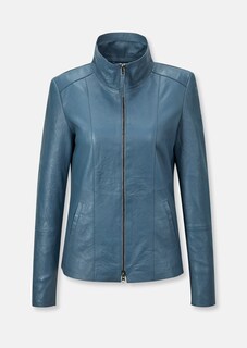 Lederjacke aus Nappa mit Crash-Struktur thumbnail 6