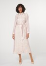 Bedrucktes Hemdblusenkleid mit Gürtel thumbnail 1