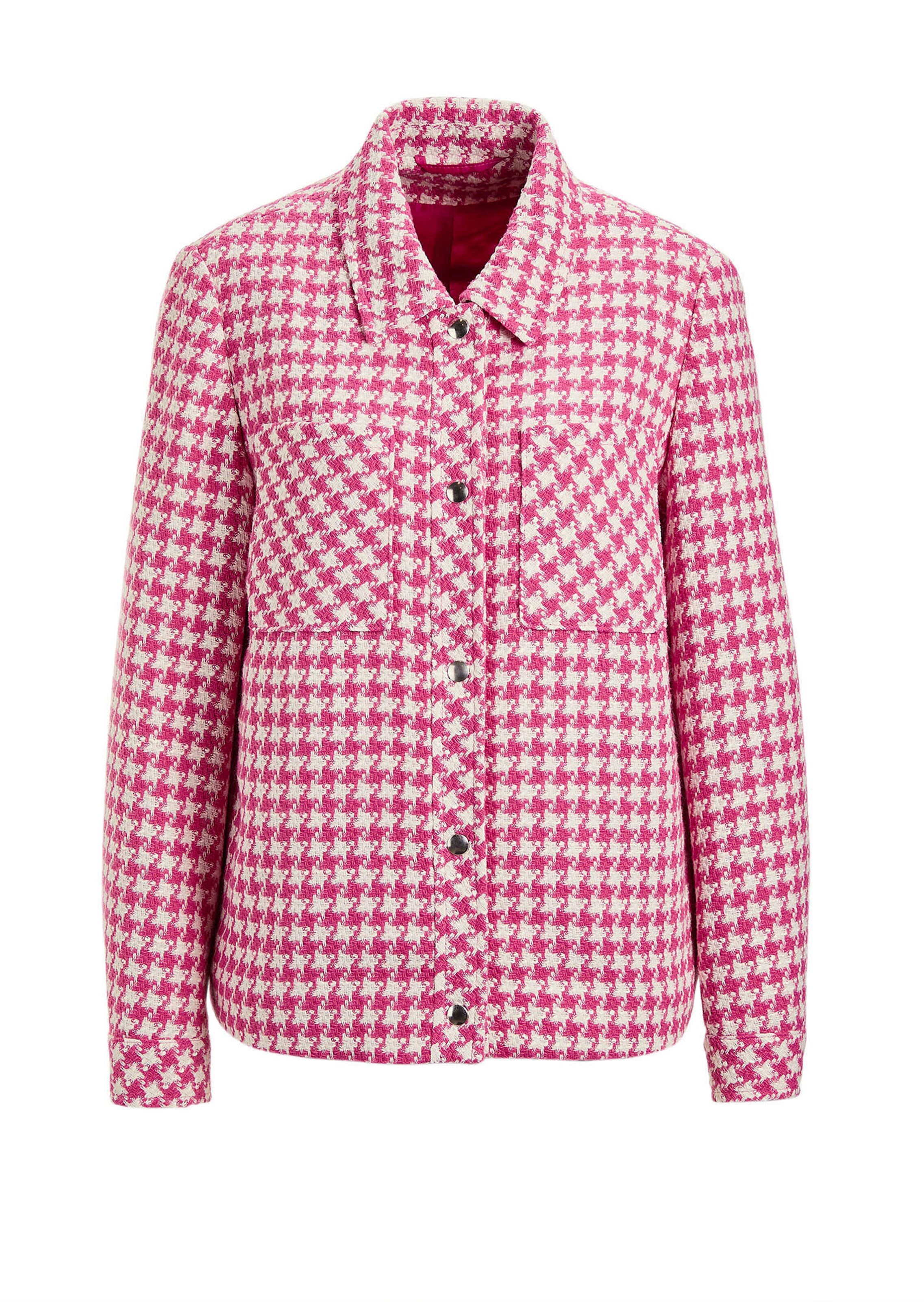 Jacke im Hahnentrittmuster
