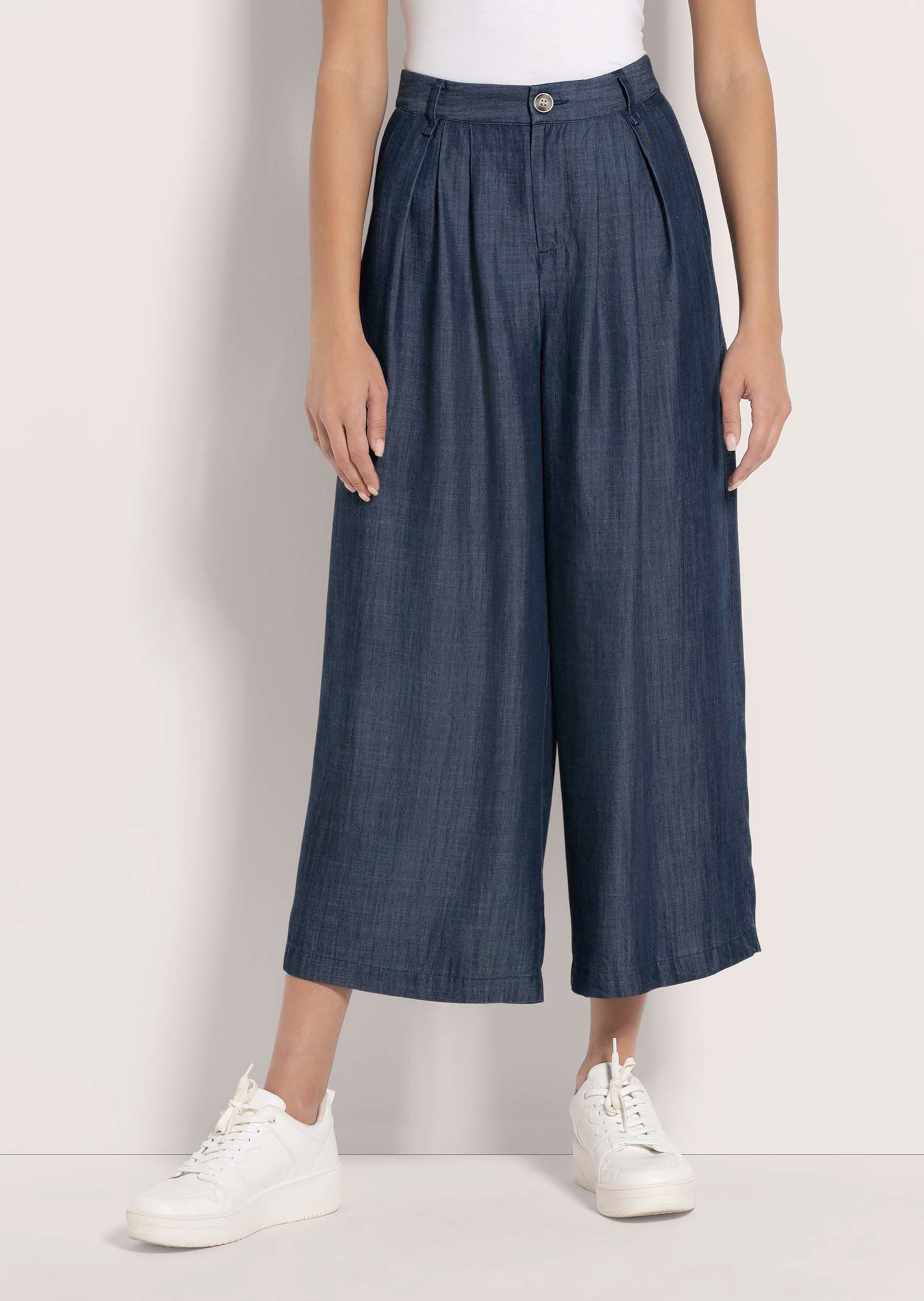 Culotte mit Bundfalten