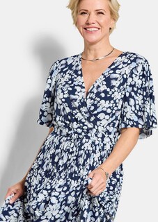 Elegantes Plisseekleid in Wickeloptik thumbnail 4
