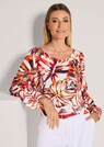 Bluse mit Blätter-Print thumbnail 4