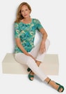 Jersey-Shirt mit U-Boot-Ausschnitt thumbnail 4