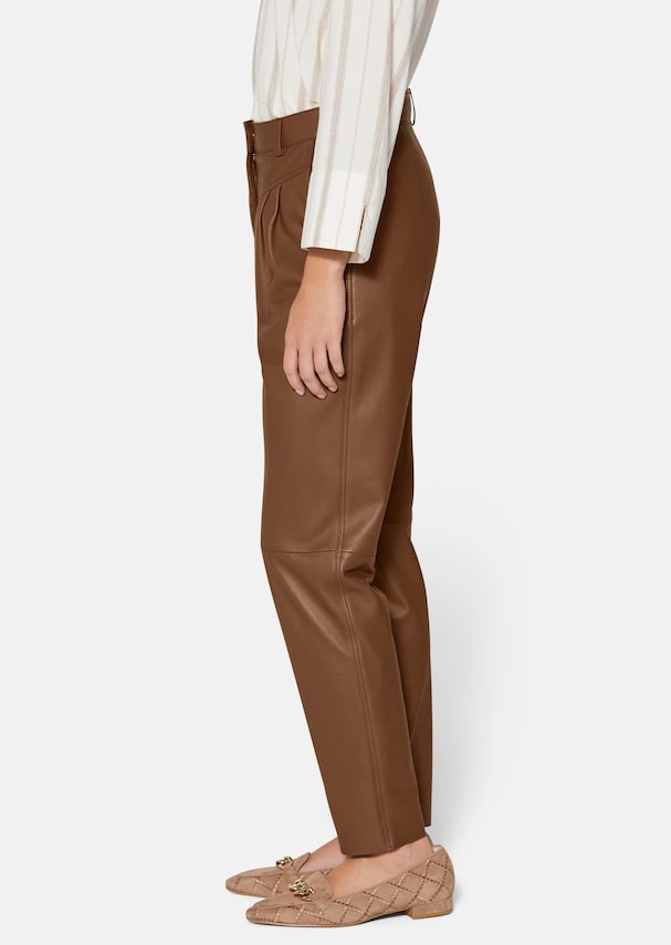 Nappa leather trousers 3