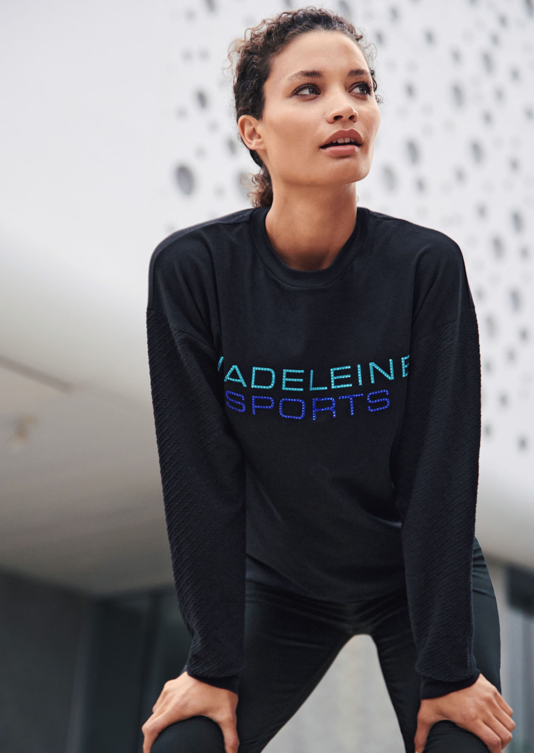 Sweatshirt aus Baumwoll-Stretch