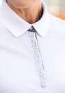 Pikee-Poloshirt mit Glitzersteinchen thumbnail 2
