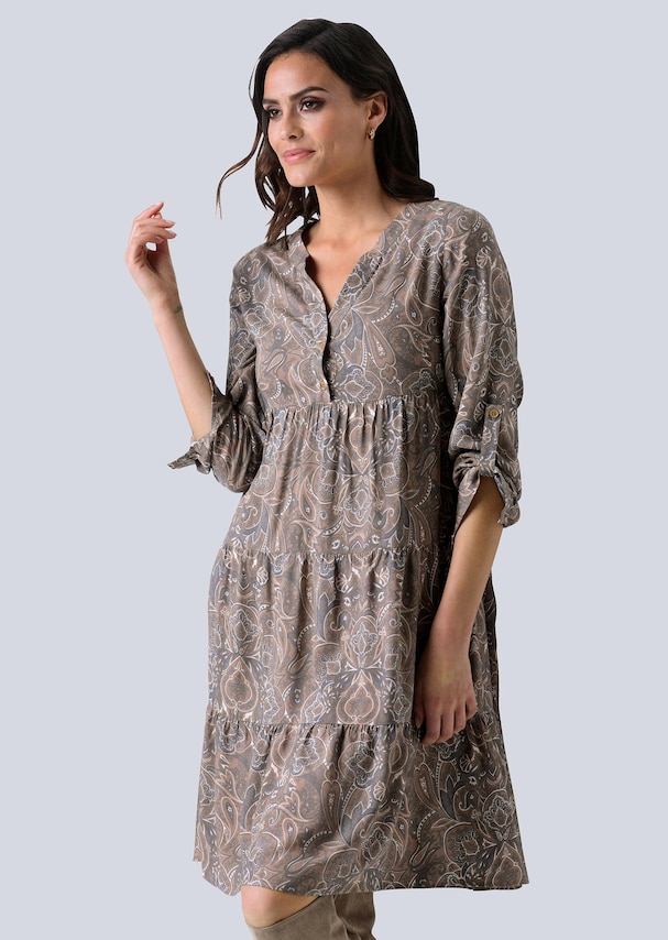 Kleid mit Paisley-Dessin 4