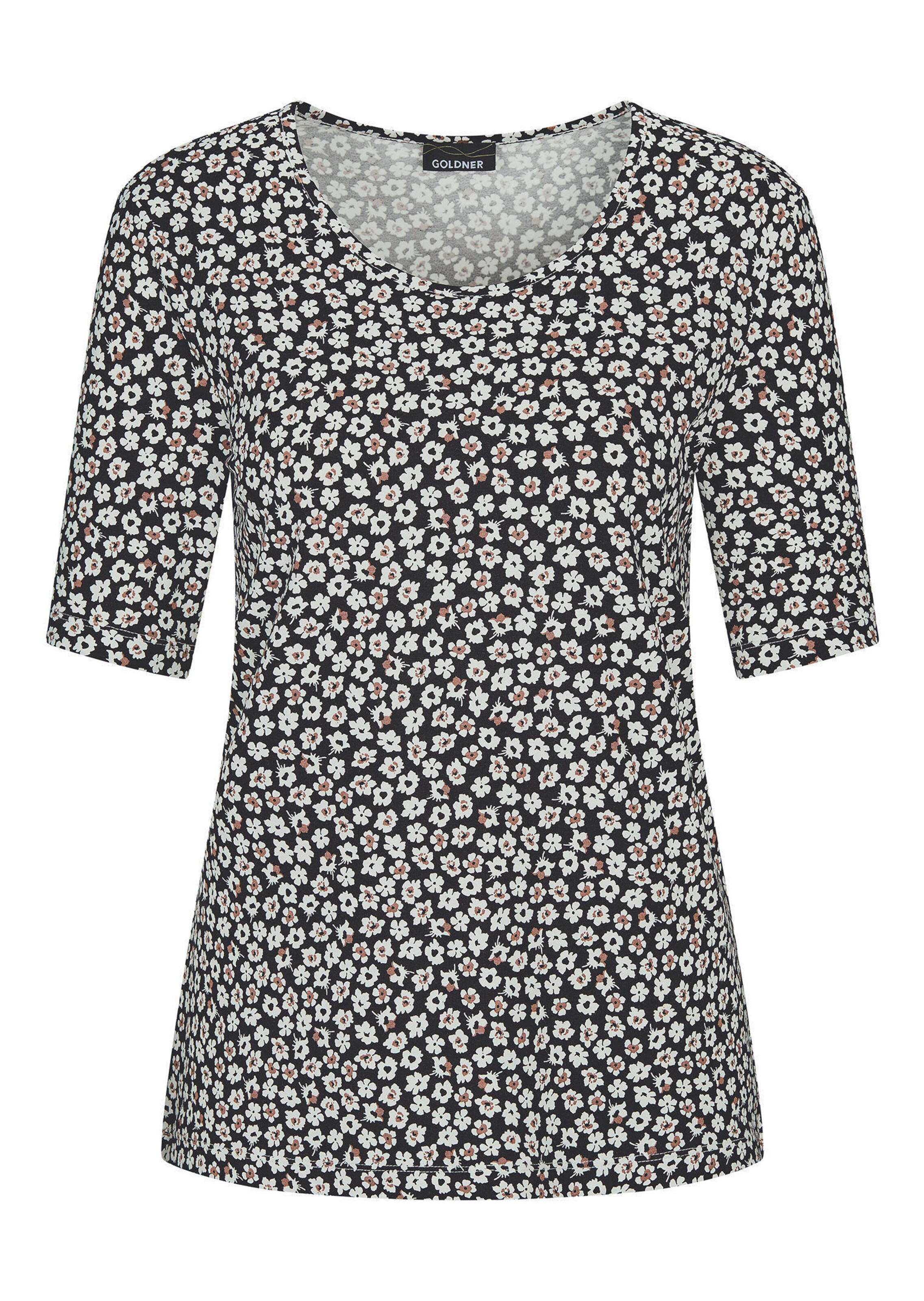 Shirt mit Millefleurs-Print