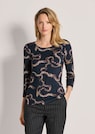 Viskose-Shirt mit Schlangenprint thumbnail 1