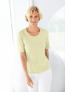 Basic T-Shirt aus reiner Baumwolle thumbnail 7