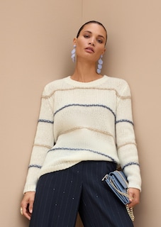 Grobstrickpullover aus Kaschmir und Seide thumbnail 7