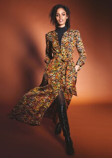 Kleid mit Bindegürtel thumbnail 2