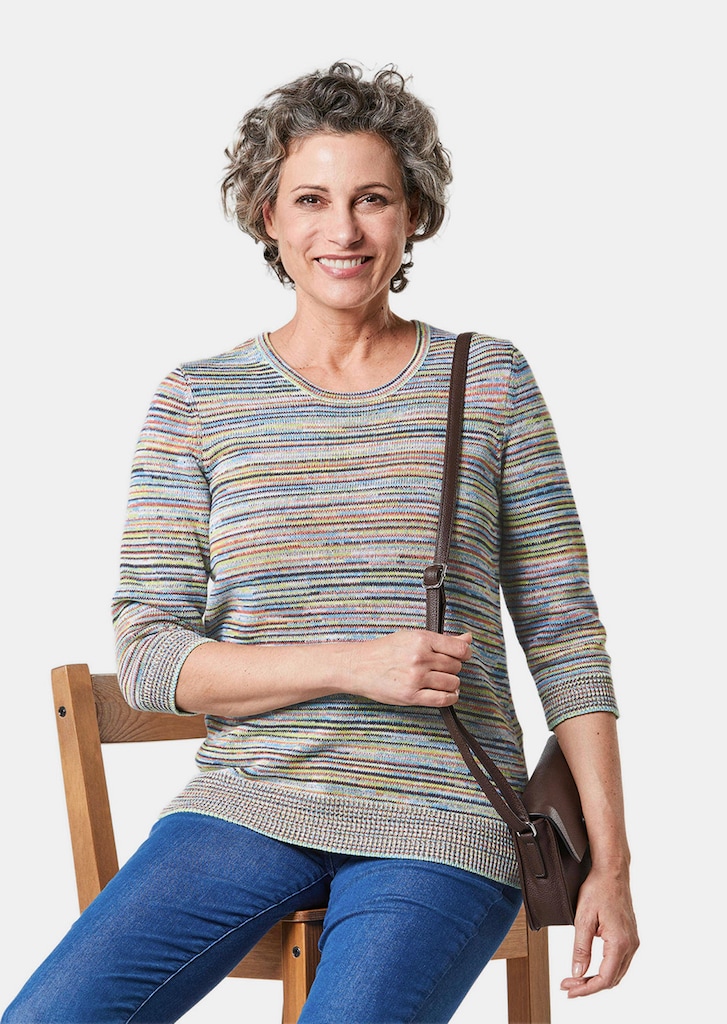 Mooi te combineren meerkleurig gestreepte pullover 2
