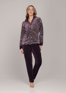 Fleece-Hausanzug mit Grafik-Print thumbnail 1