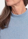 Shirt met lange mouwen en opstaande kraag, van katoen thumbnail 5