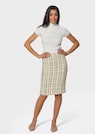 Pencil skirt in elegant tweed thumbnail 2