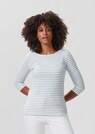 Striped shirt with 3/4 sleeves thumbnail 1