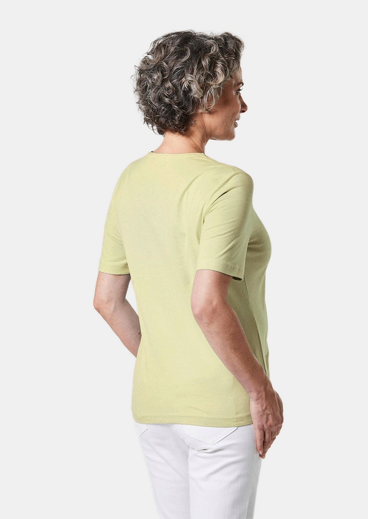 Basic T-Shirt aus reiner Baumwolle