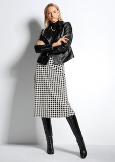 Langer Rock im Hahnentritt-Dessin thumbnail 7