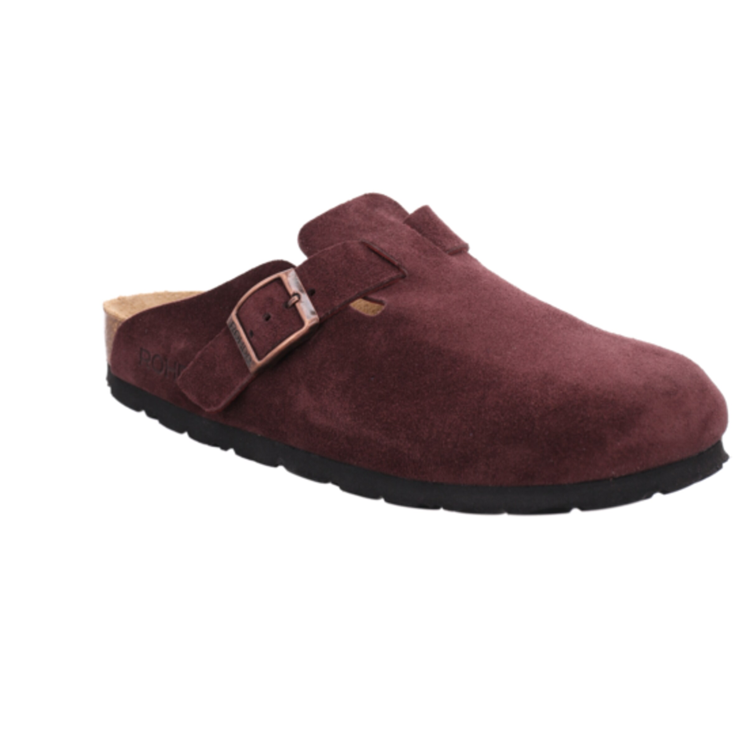 Clog aus Veloursleder