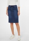Schlanker Rock aus Sweat-Denim thumbnail 1