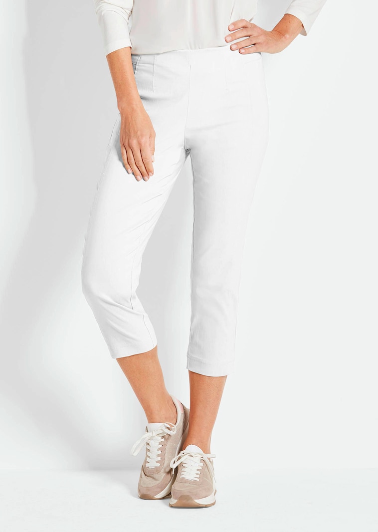 7/8-broek LOUISA met elastische tailleband van superstretch
