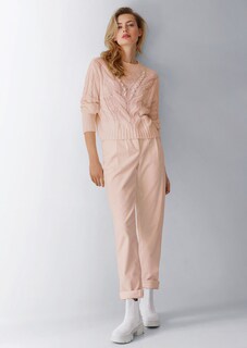 Pantalon en velours côtelé avec pinces thumbnail 7