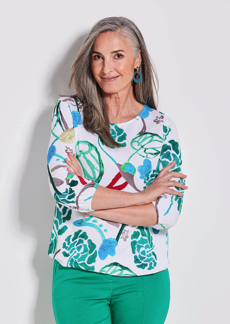 Printshirt mit Alloverdruck