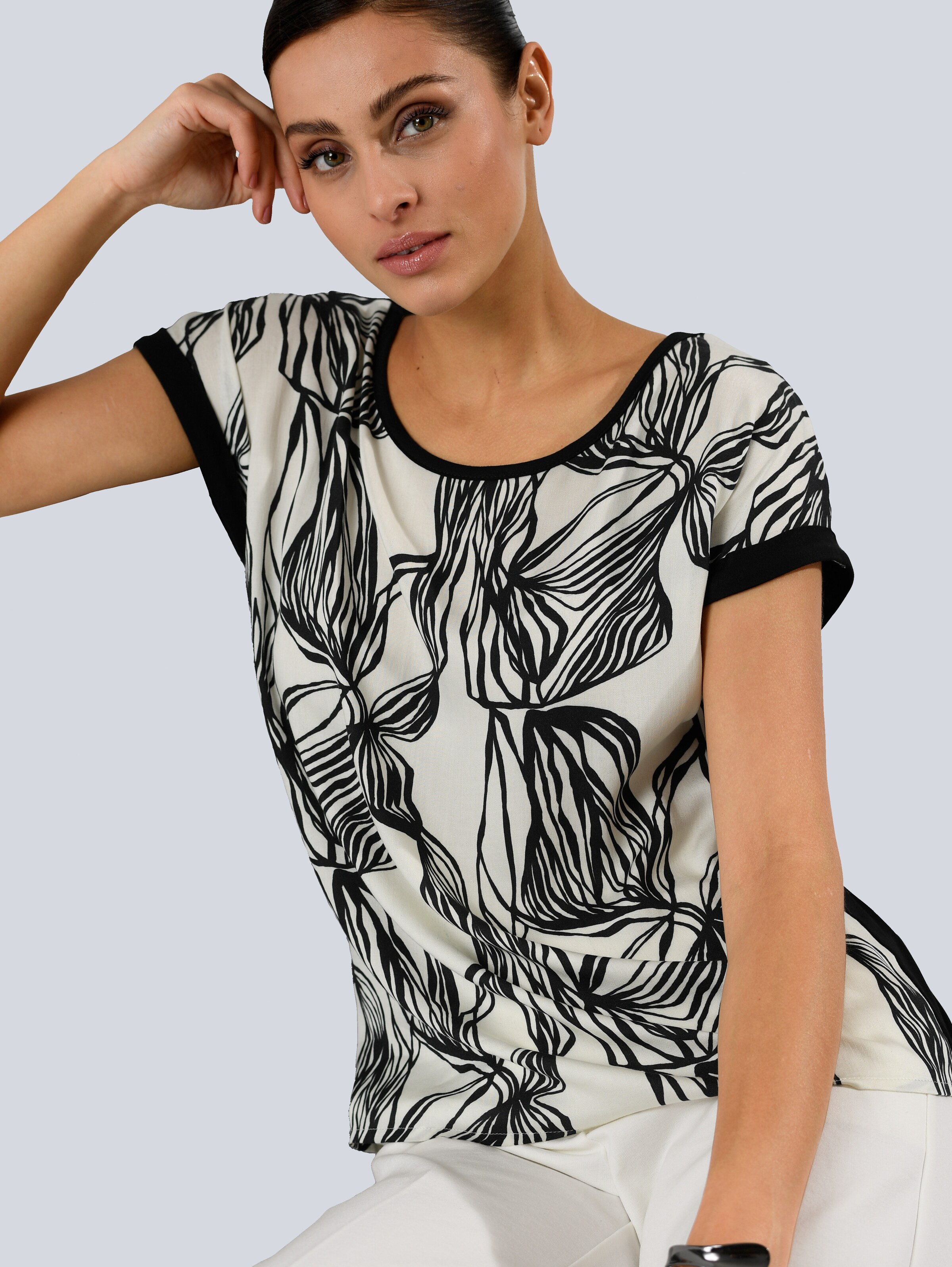 Shirt mit Floralem Muster