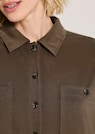 Oversize Hemdbluse mit aufgesetzten Taschen thumbnail 5