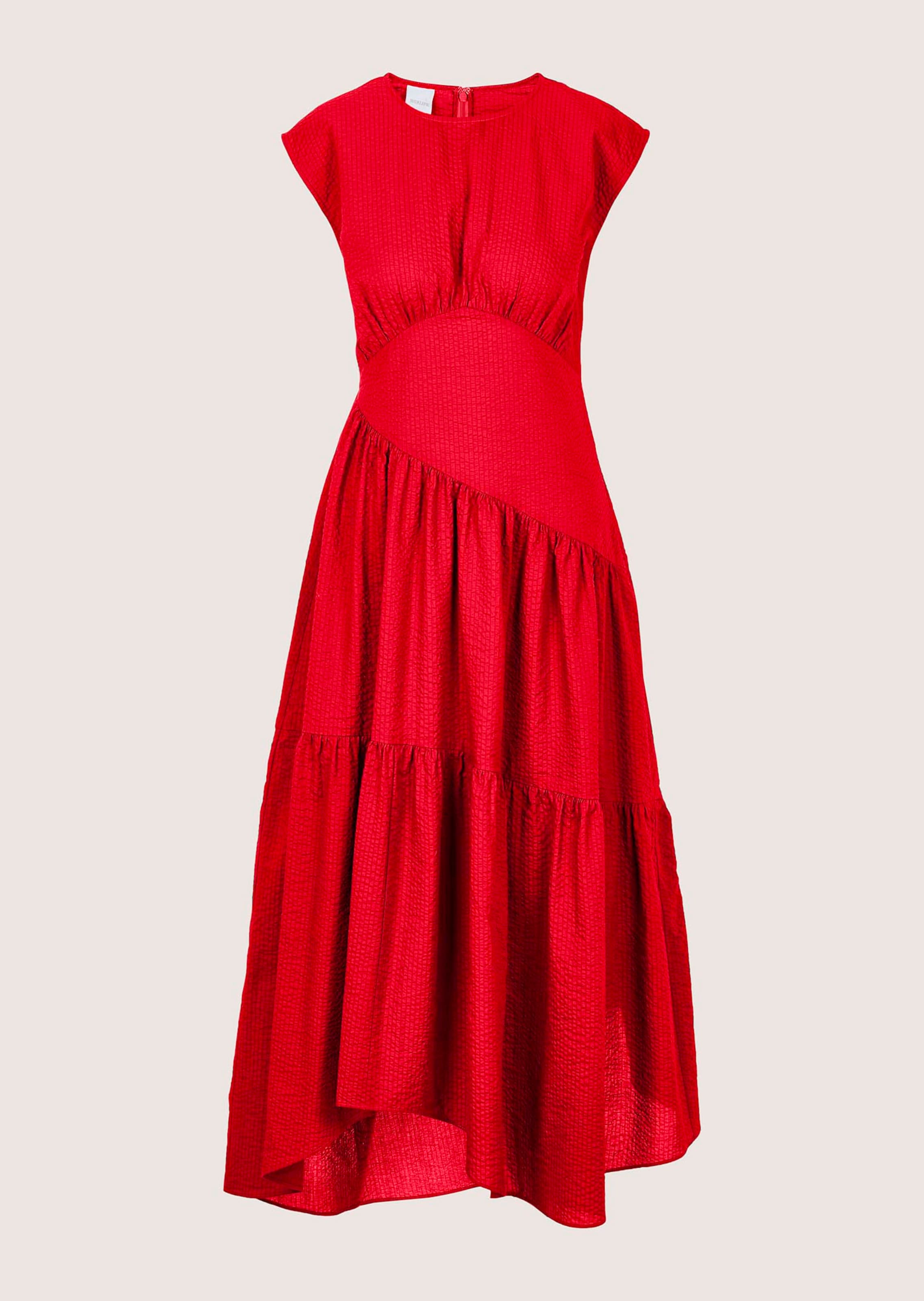Robe en coton à jupe à étages