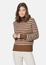 Softer Schurwoll-Pullover mit stylischen Streifen thumbnail 1