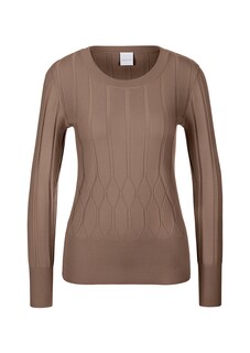 Feinstrick-Pullover mit Lochmuster thumbnail 6