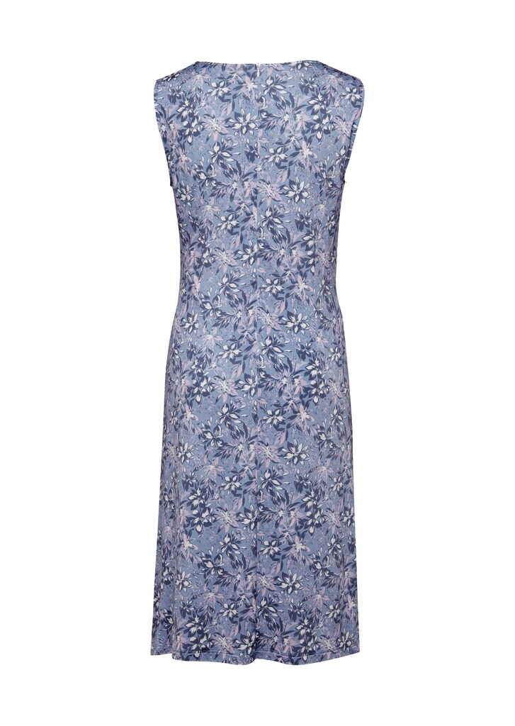 Stretchbequemes Kleid mit edlem Druck
